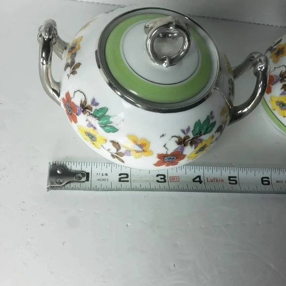 VTG,PM,Moschendorf Bavaria Handpainted Sugar and Creamer set. - Picture 6 of 8